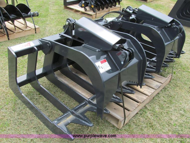 image for item A7527 Stout XHD84 brush grapple skid steer attachment
