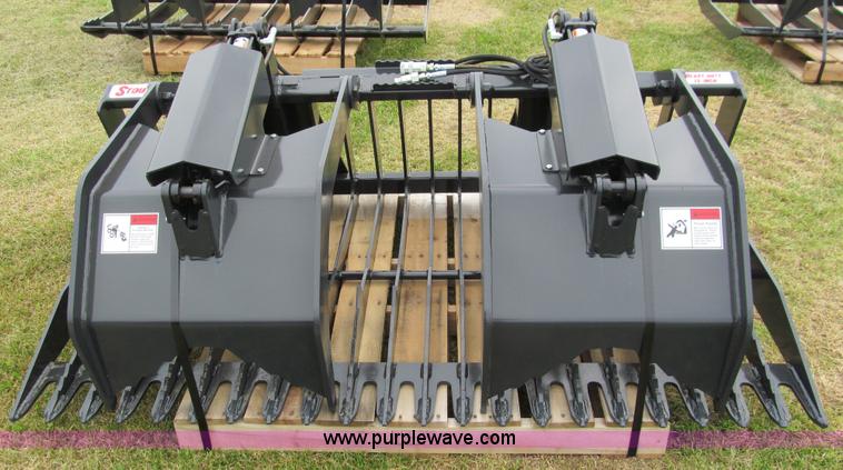 image for item A7529 Stout HD72 grapple open-end skid steer attachment