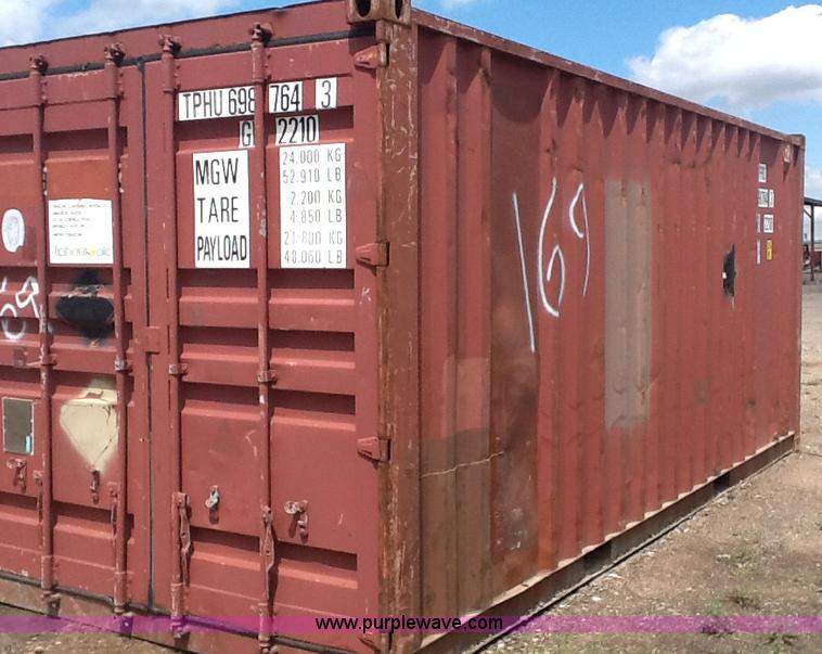 image for item B1438 20' intermodal shipping container
