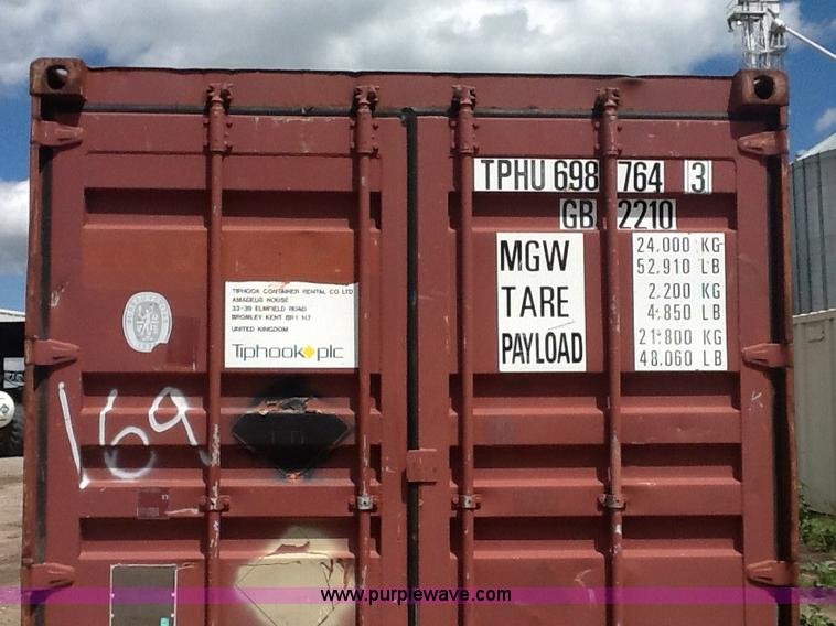 image for item B1438 20' intermodal shipping container