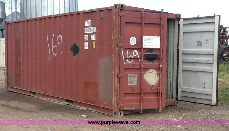 image for item B1438 20' intermodal shipping container