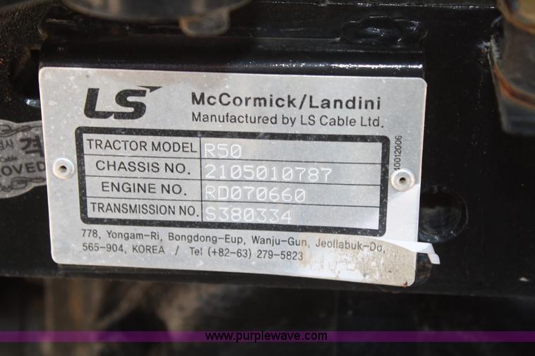 image for item B6632 McCormick CT47 MFWD tractor