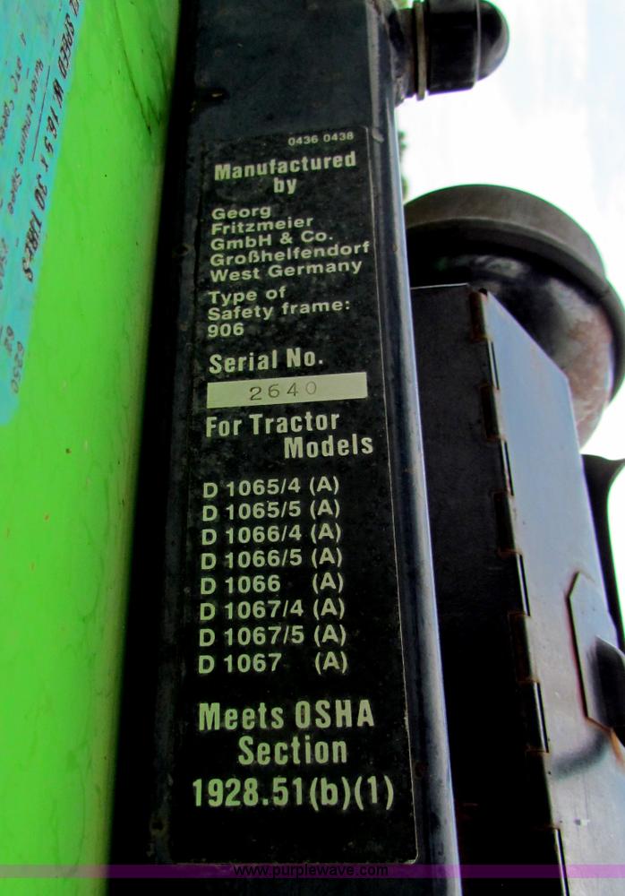 image for item B7336 1986 Deutz Allis 6250 tractor