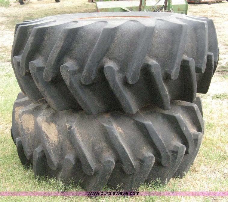 (2) SafeMark multiangle tractor tires and wheels in Mount Hope, KS Item B8035 sold Purple Wave