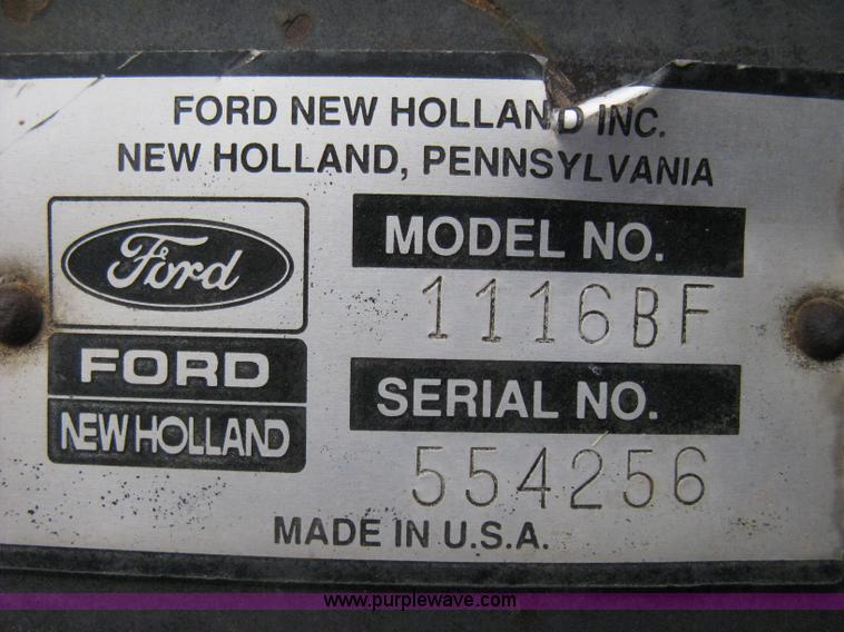 image for item B8041 New Holland self propelled swather crimper attachment