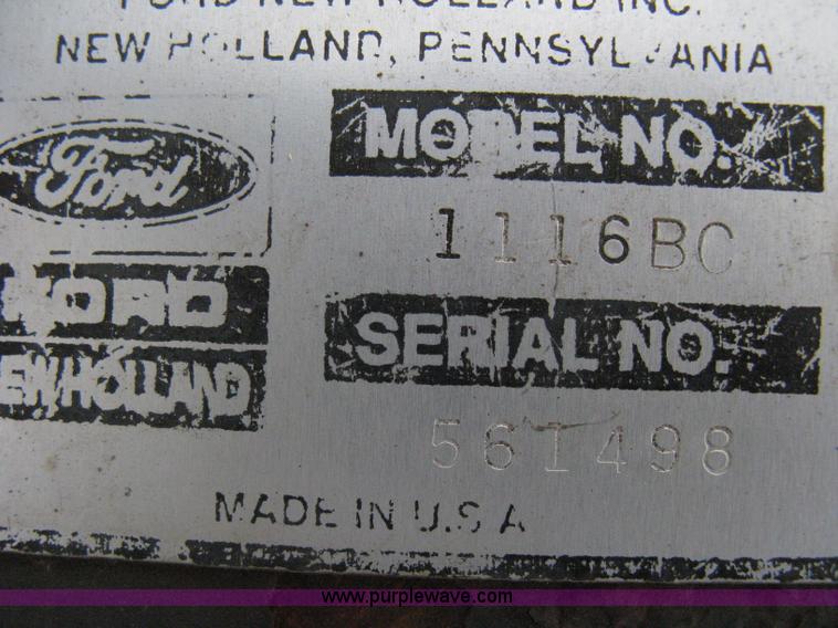 image for item B8041 New Holland self propelled swather crimper attachment