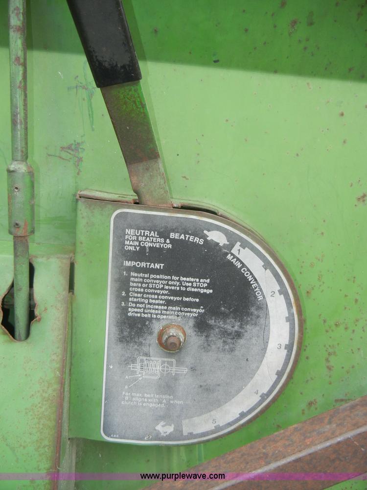 image for item D4320 John Deere 714A forage wagon