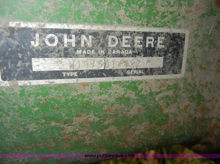 image for item D4320 John Deere 714A forage wagon