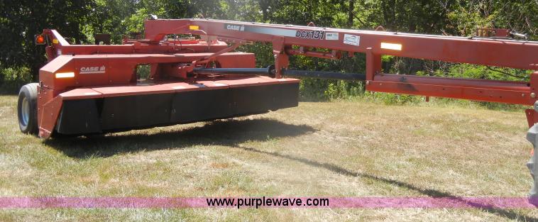 image for item D4385 Case DCX131 hydraulic swing mower conditioner