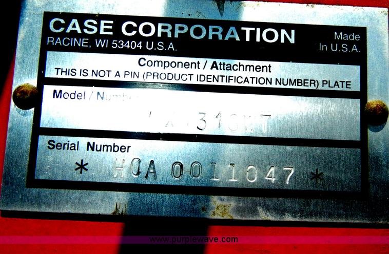 image for item D4385 Case DCX131 hydraulic swing mower conditioner