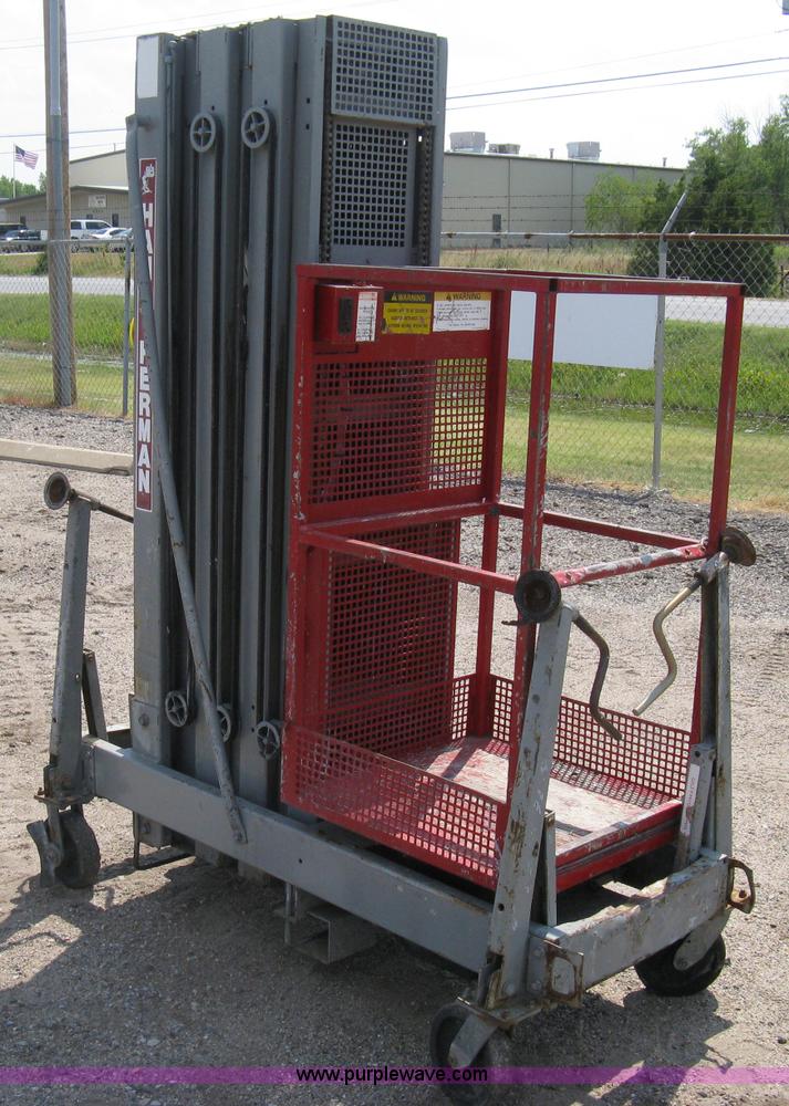image for item A6465 Mec Handy Herman 24D stationary man lift