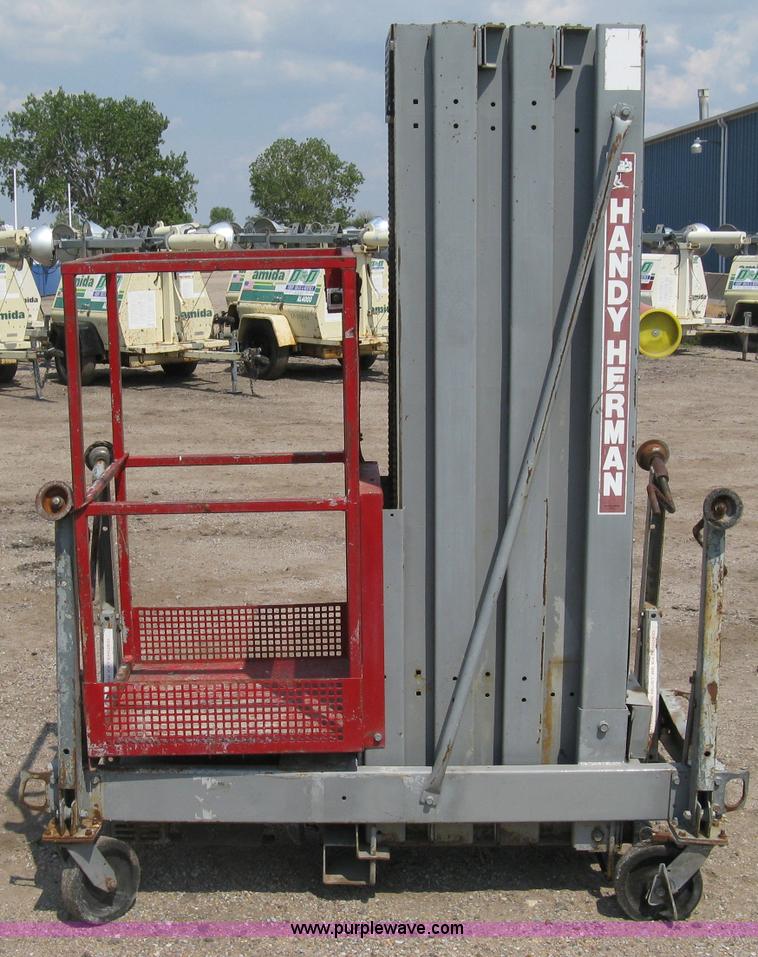 image for item A6465 Mec Handy Herman 24D stationary man lift