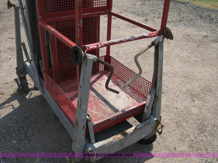 image for item A6465 Mec Handy Herman 24D stationary man lift