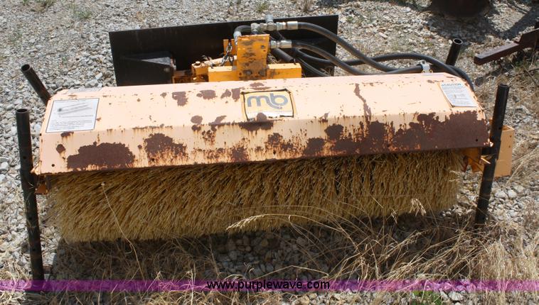 image for item B1415 M-B 72" sweeper skid steer attachment