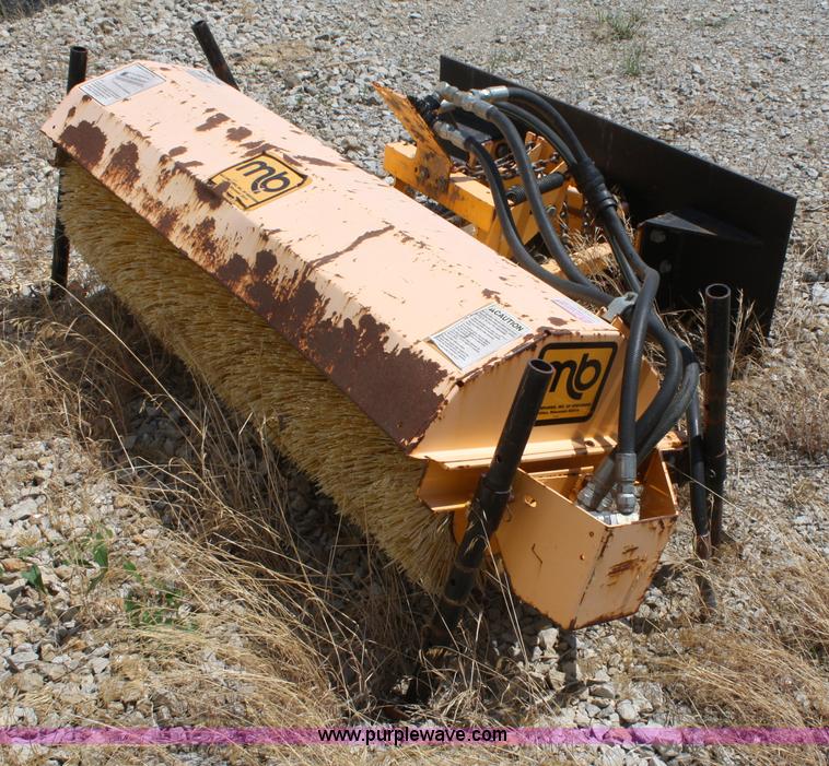 image for item B1415 M-B 72" sweeper skid steer attachment