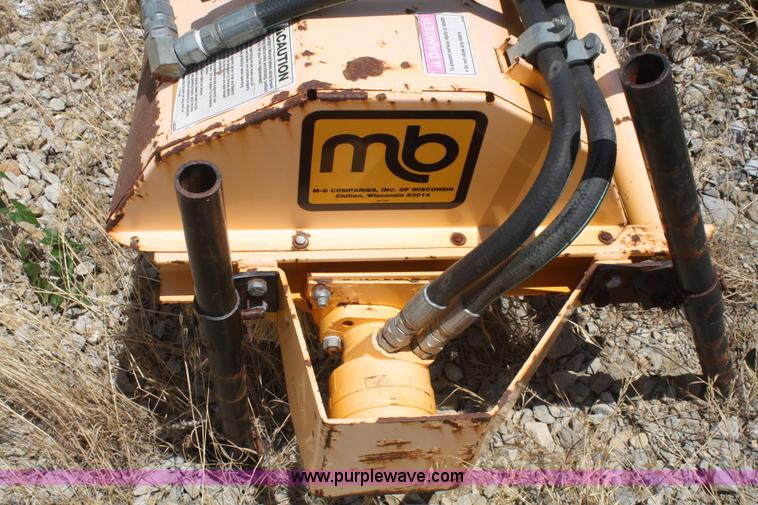 image for item B1415 M-B 72" sweeper skid steer attachment