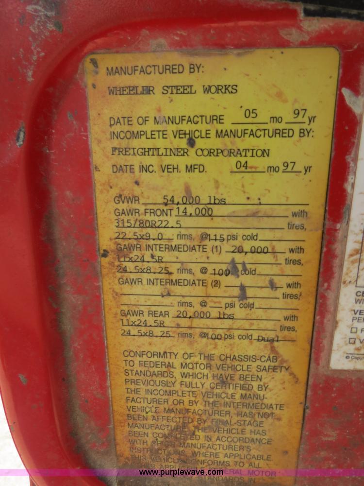 image for item B2424 1998 Freightliner FL80 dump truck