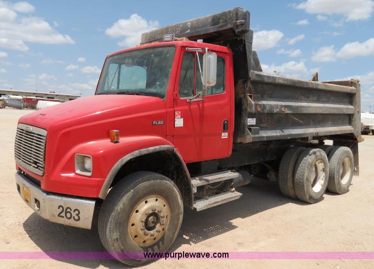 image for item B2425 1998 Freightliner FL80 dump truck