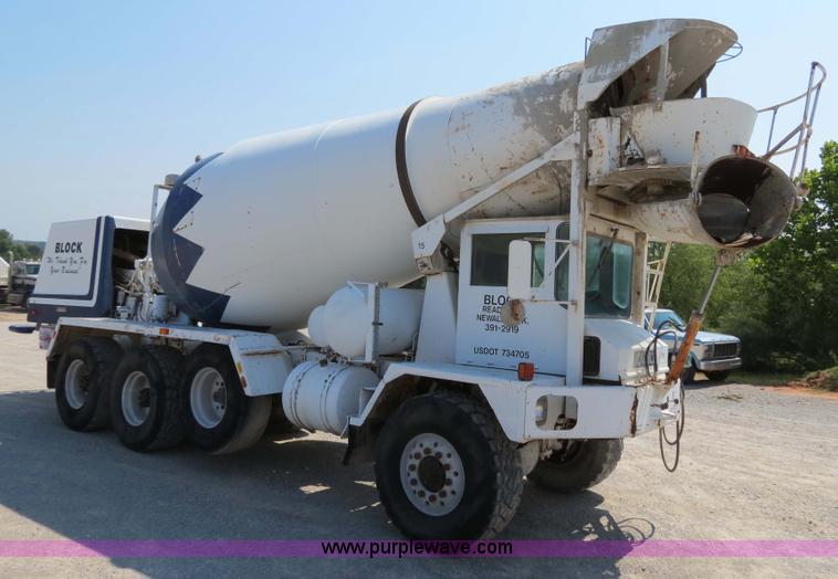 image for item B2440 1993 Advance front discharge concrete mixer truck