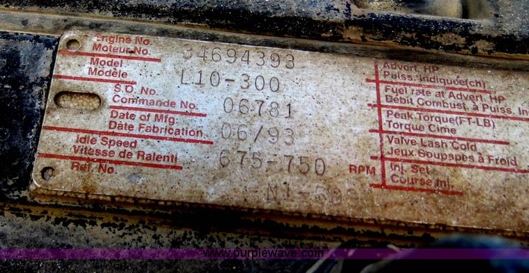 image for item B2440 1993 Advance front discharge concrete mixer truck