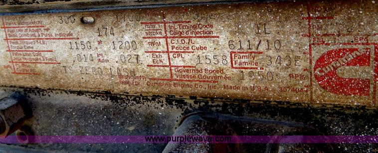 image for item B2440 1993 Advance front discharge concrete mixer truck