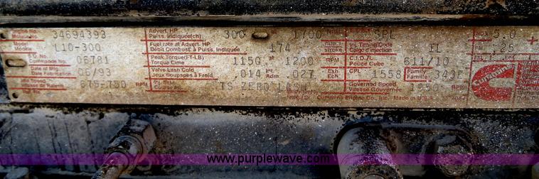 image for item B2440 1993 Advance front discharge concrete mixer truck