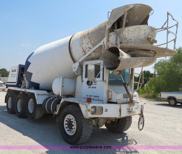 image for item B2441 1994 Advance front discharge concrete mixer truck