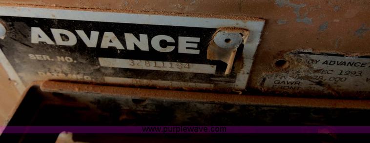 image for item B2441 1994 Advance front discharge concrete mixer truck