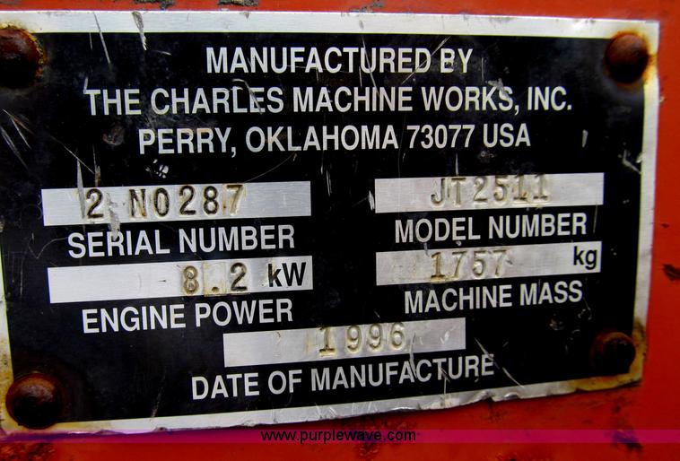 image for item B2781 1996 Ditch Witch JT2511 directional drill