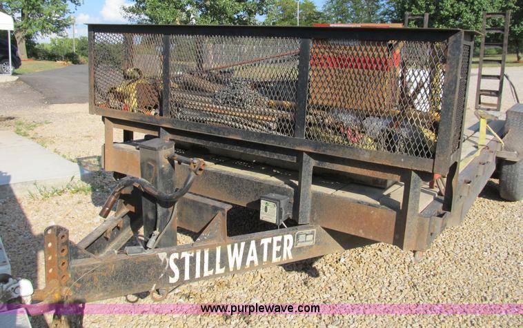 image for item B2789 2004 Stillwater 20' flatbed equipment trailer