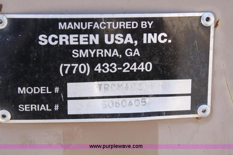 image for item B6643 Trom 406HM screen