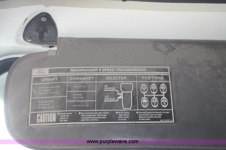 image for item B6855 1995 Ford L9000 Hi-Rail vacuum truck