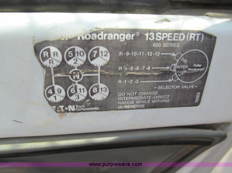 image for item C2147 1987 GMC Brigadier tree spade truck