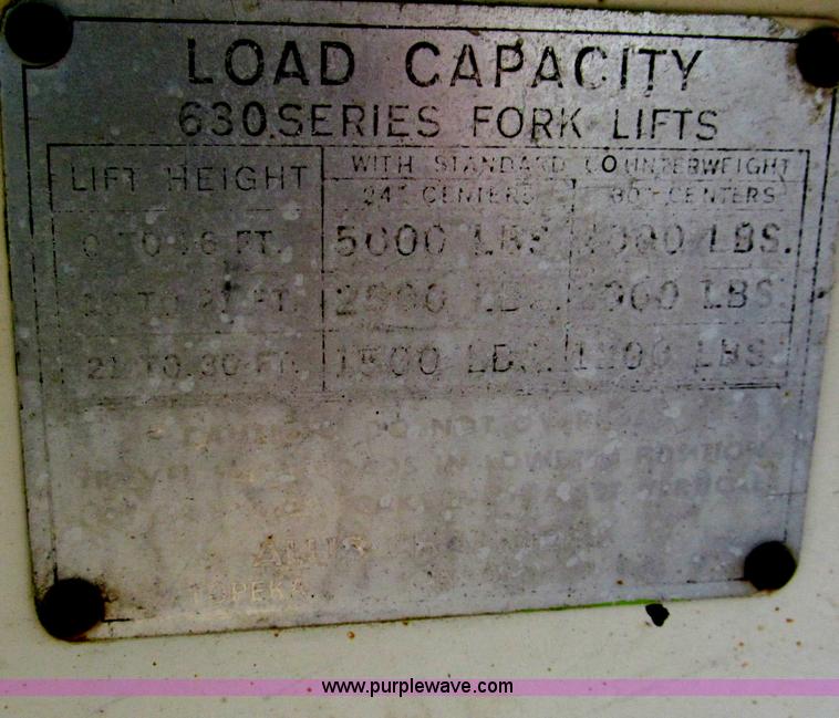 image for item C2384 Allis-Chalmers 630 rough terrain forklift