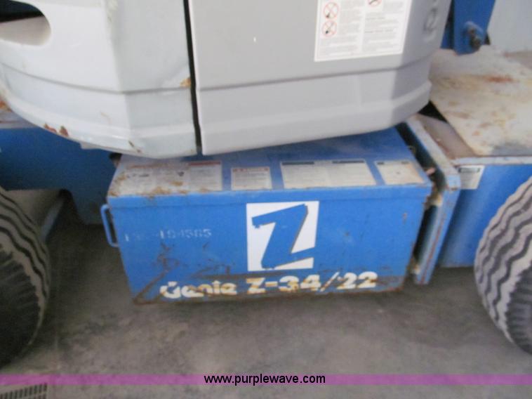 image for item C2437 1997 Genie Z-34/22 electric boom lift