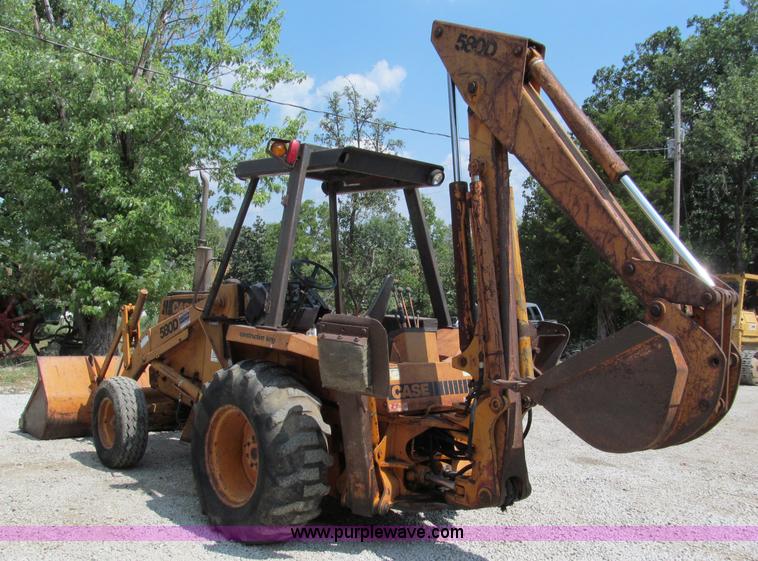 image for item C2621 1981 Case 580D backhoe