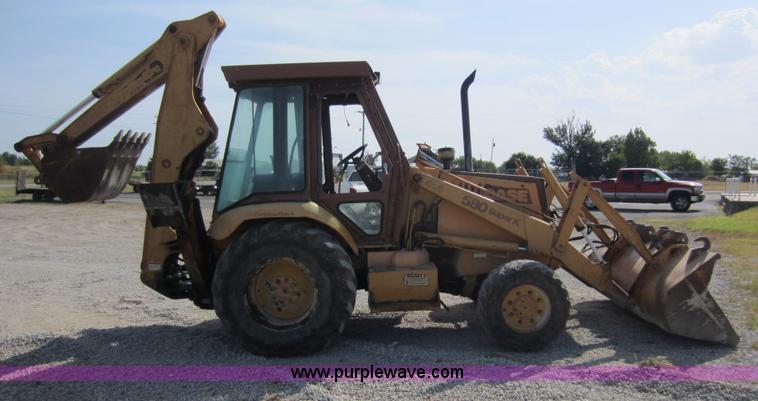 image for item D5592 1994 Case 580 Super K backhoe