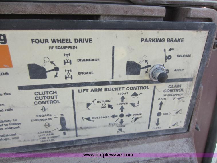 image for item D5592 1994 Case 580 Super K backhoe