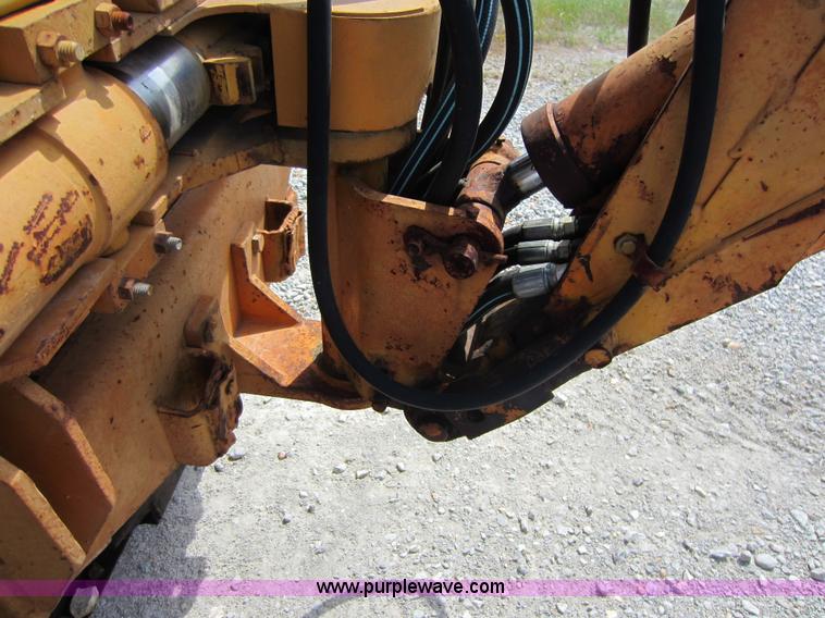 image for item D5595 Case Davis 1448 trencher with backhoe attachment
