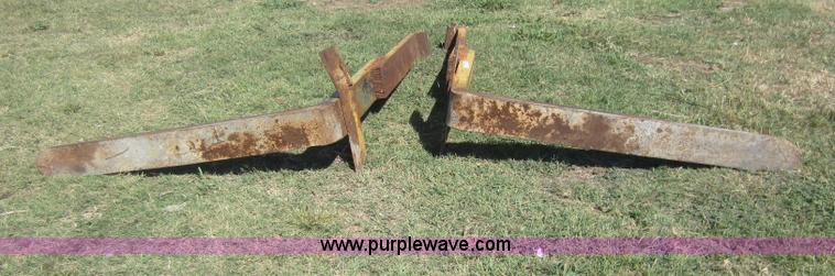 image for item H9766 (3) sets of wheel loader pallet forks
