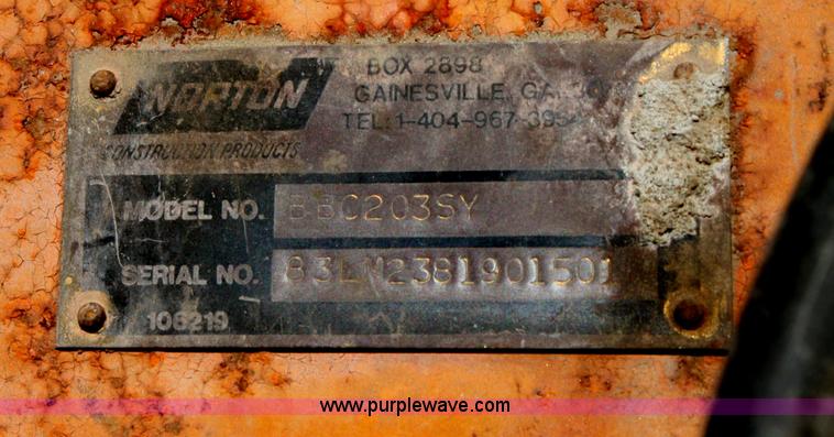 image for item L9461 Norton clipper brick saw