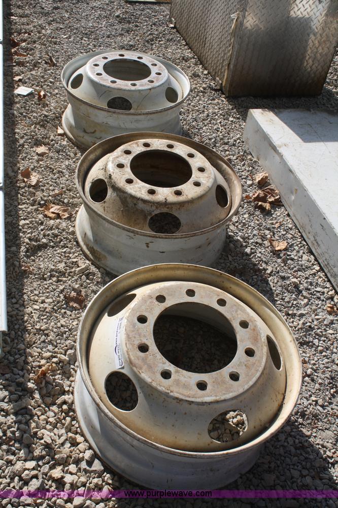 image for item L9486 (3) 22.5" steel wheels