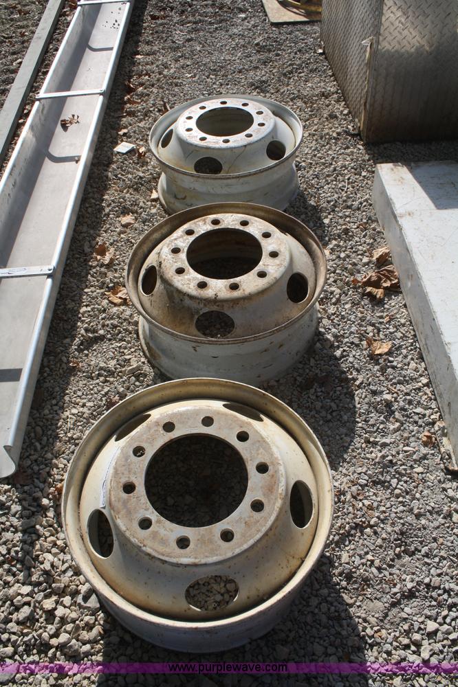 image for item L9486 (3) 22.5" steel wheels
