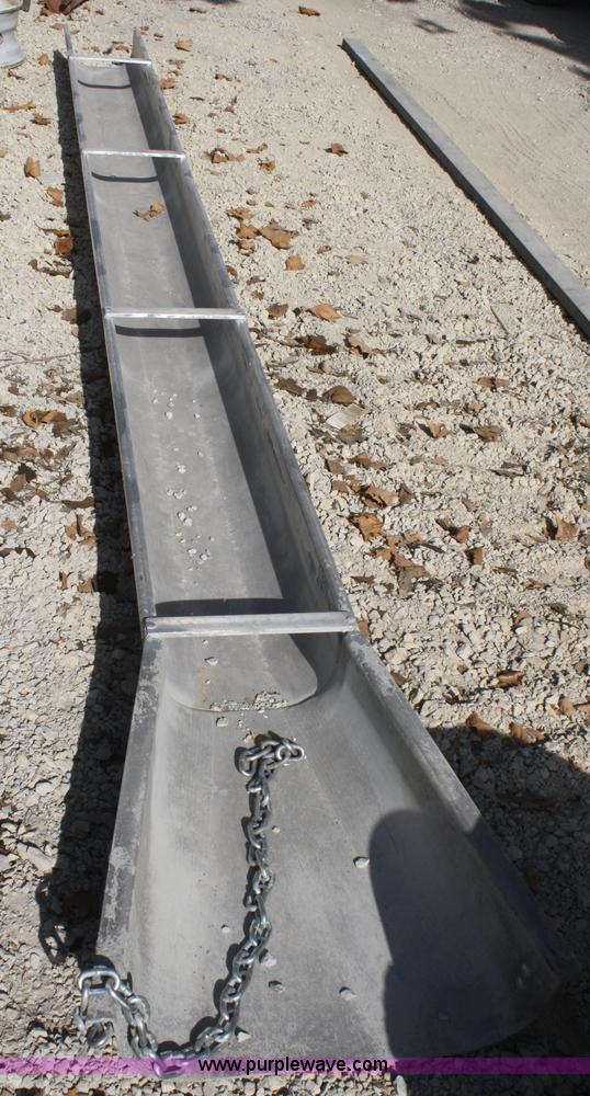 image for item L9488 14' aluminum concrete chute