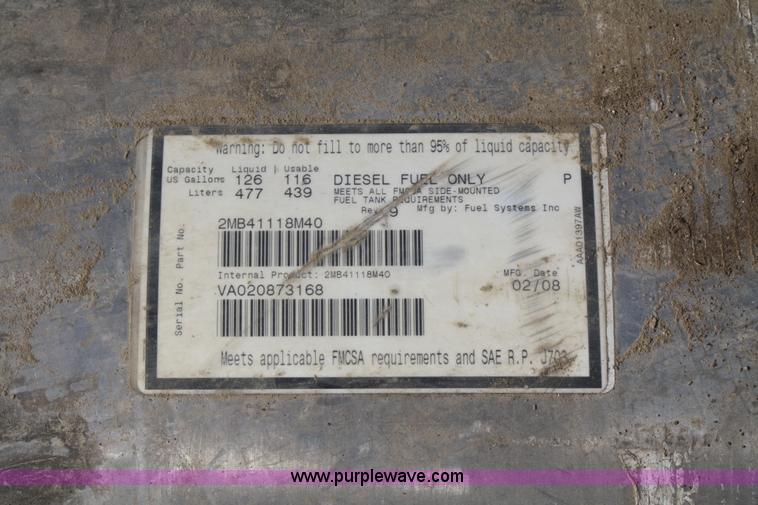 image for item L9493 126 gallon fuel tank