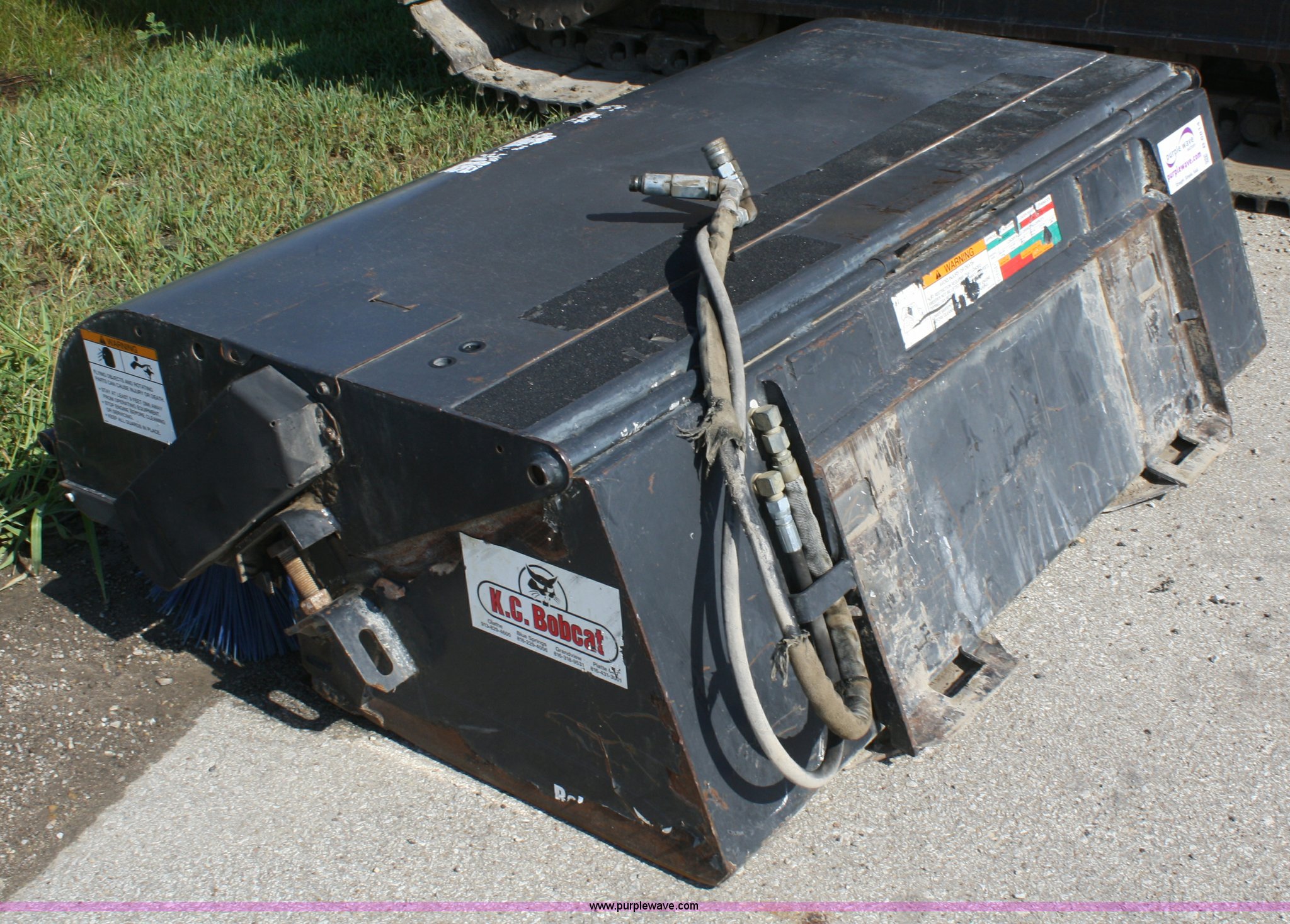 Bobcat 72" sweeper skid steer attachment in Lawrence, KS Item B6814