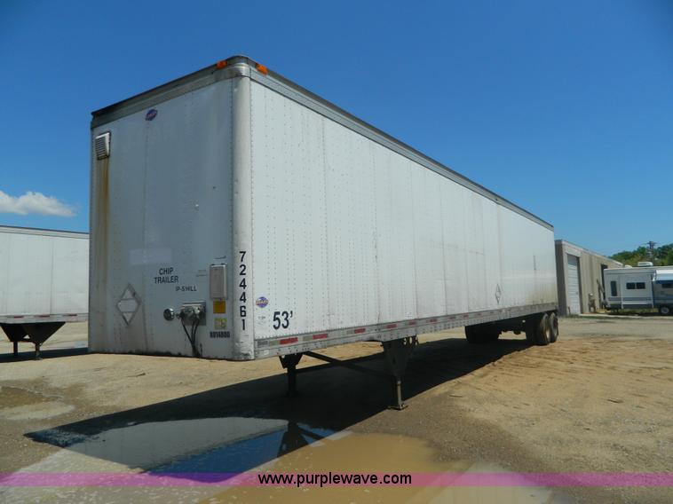 image for item B3827 1998 utility box van trailer