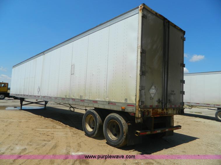 image for item B3827 1998 utility box van trailer