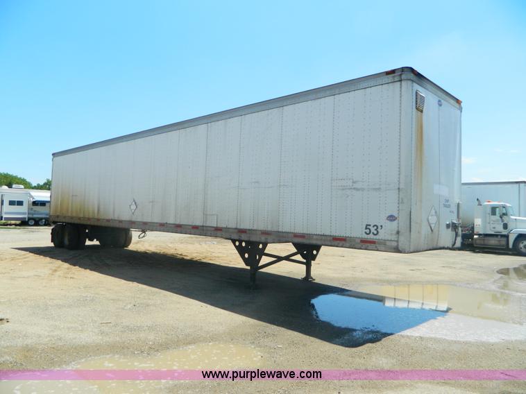 image for item B3827 1998 utility box van trailer