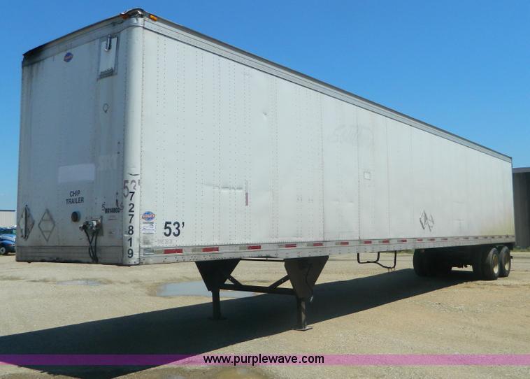 image for item B3828 1998 utility box van trailer